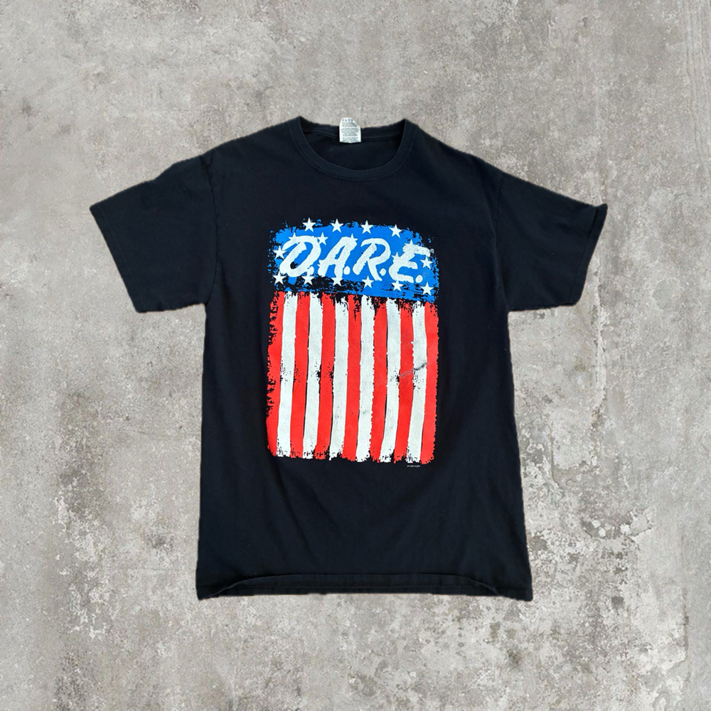 Vintage‎ D.A.R.E. American Flag Graphic Tee